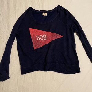 Anthropologie Sundry Boatneck Sweatshirt